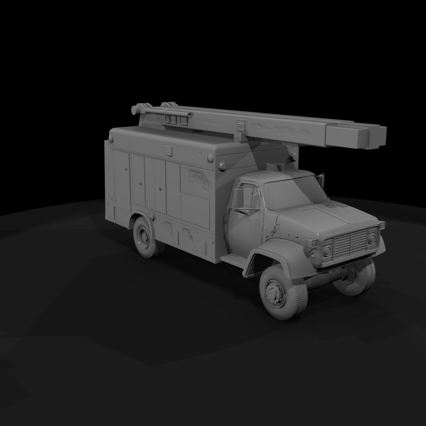 Vintage GMC Utility Boom Truck