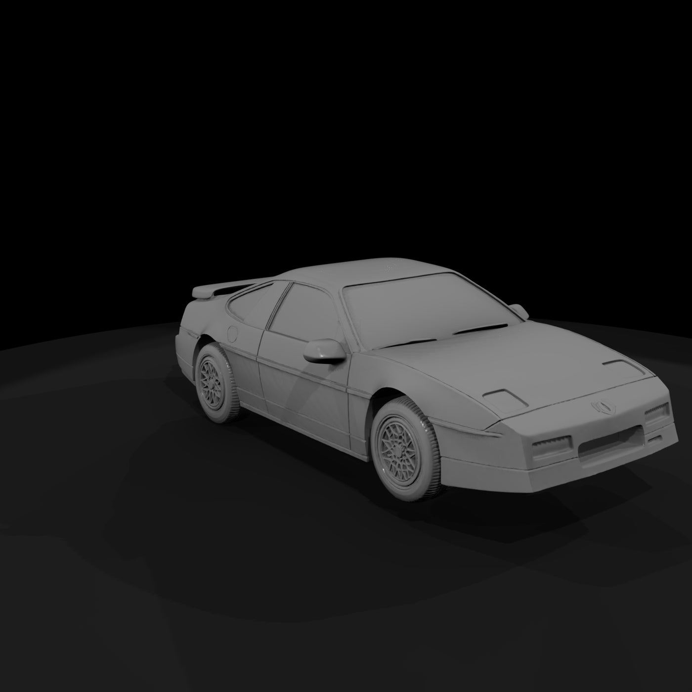 fiero-style-1980s-compact-coupe-diorama-3d-print-model-739395