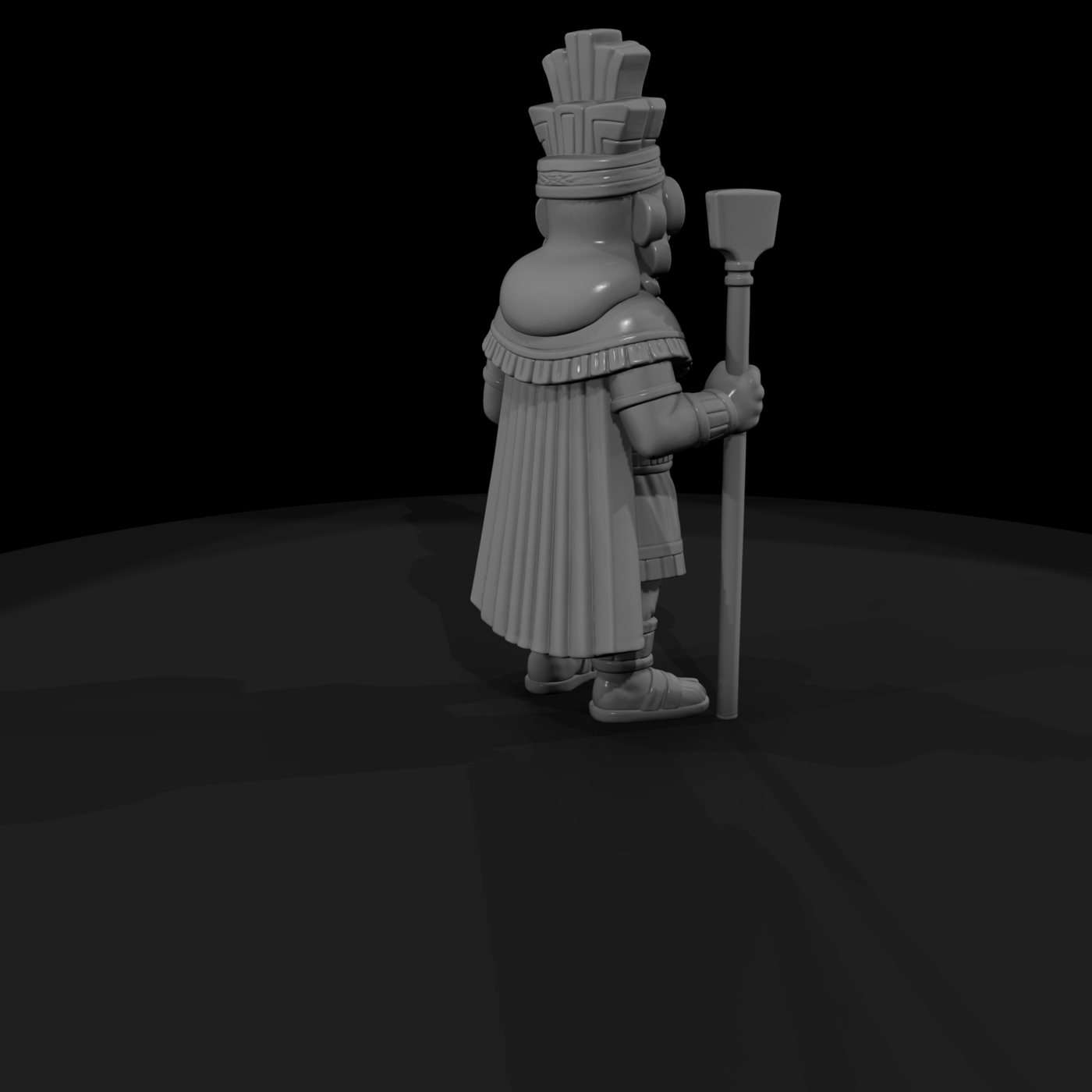 Myth 0471 Mythology Tlaloc Miniature Figure