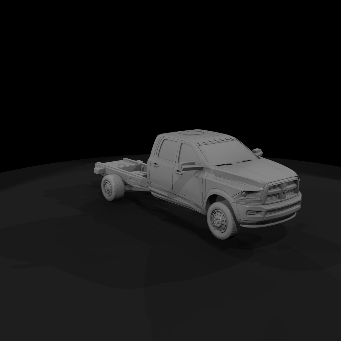 unbranded-ram-style-cab-and-chassis-pickup-3d-printable-model-691598