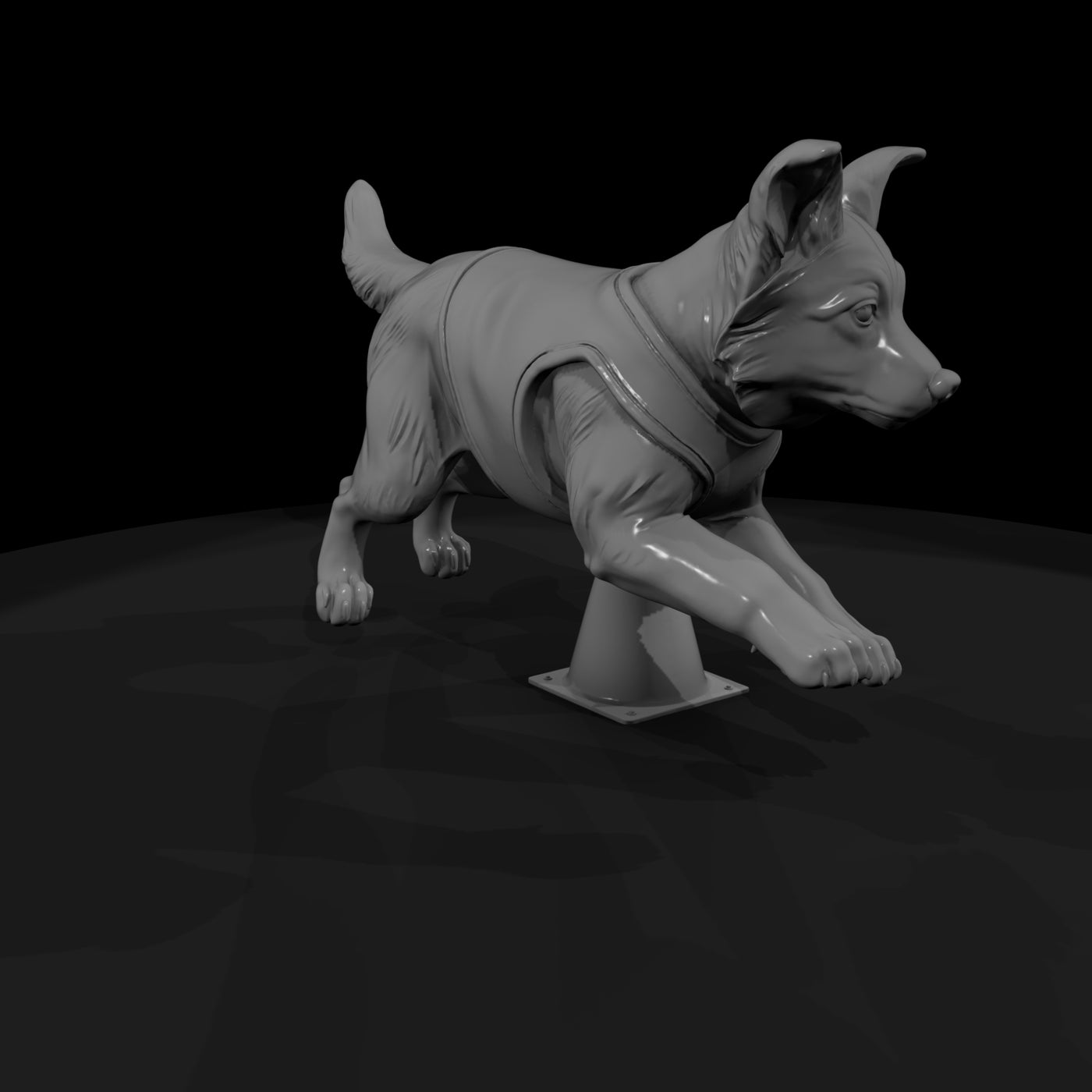 stylized-agility-racing-puppy-3d-printable-miniature-124958