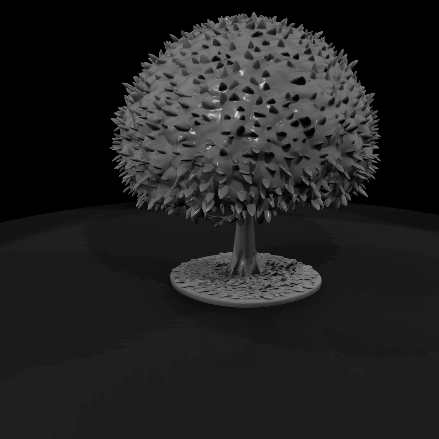 Stylized Spiky Fantasy Tree