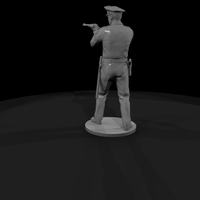 1950s City Patrolman with Revolver — thumbnail 4