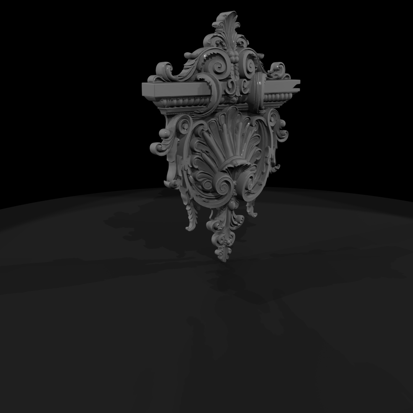 Neoclassical Baroque Wall Bracket (Ornamental Corbel)