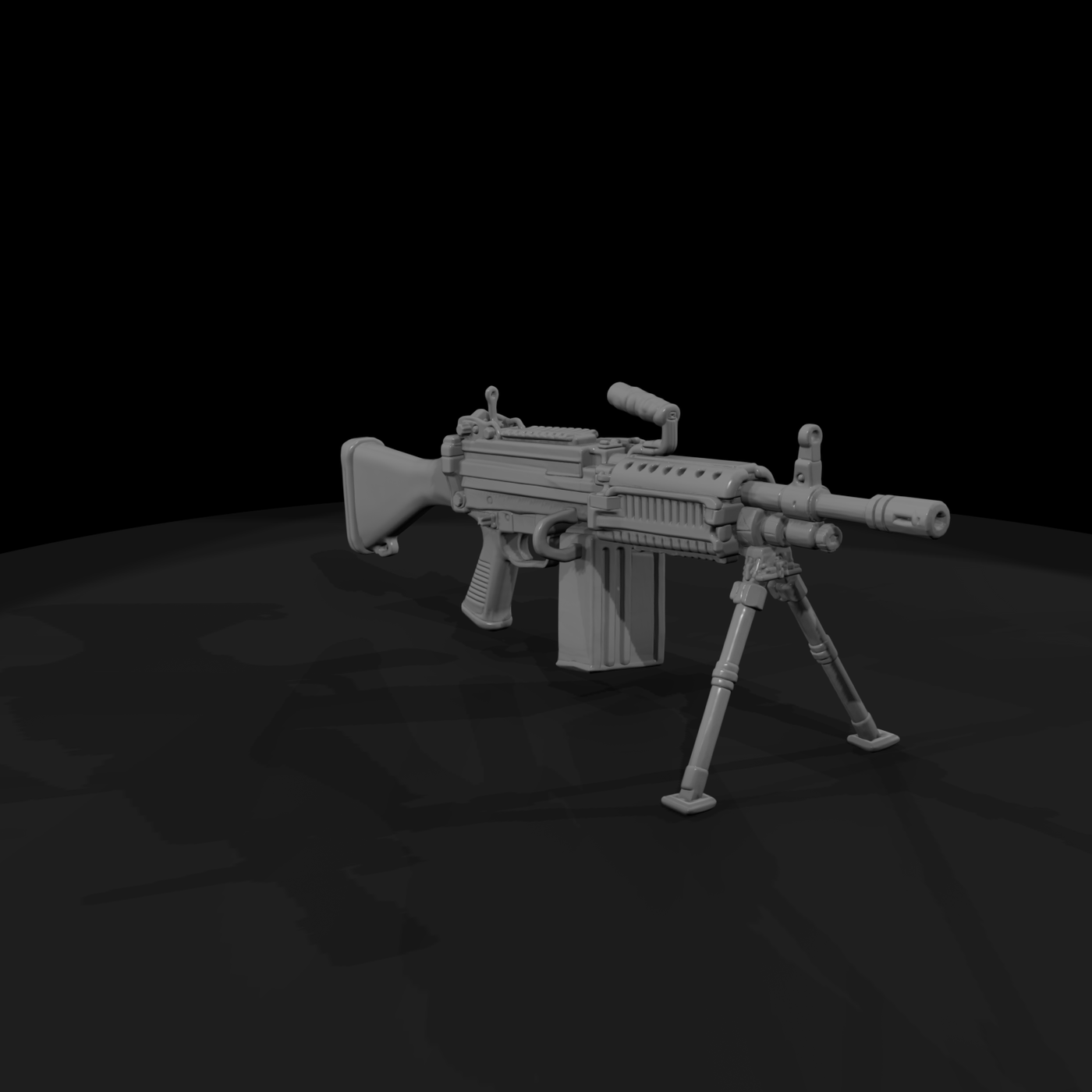 Wpn Mgun 044 Daewoo K3