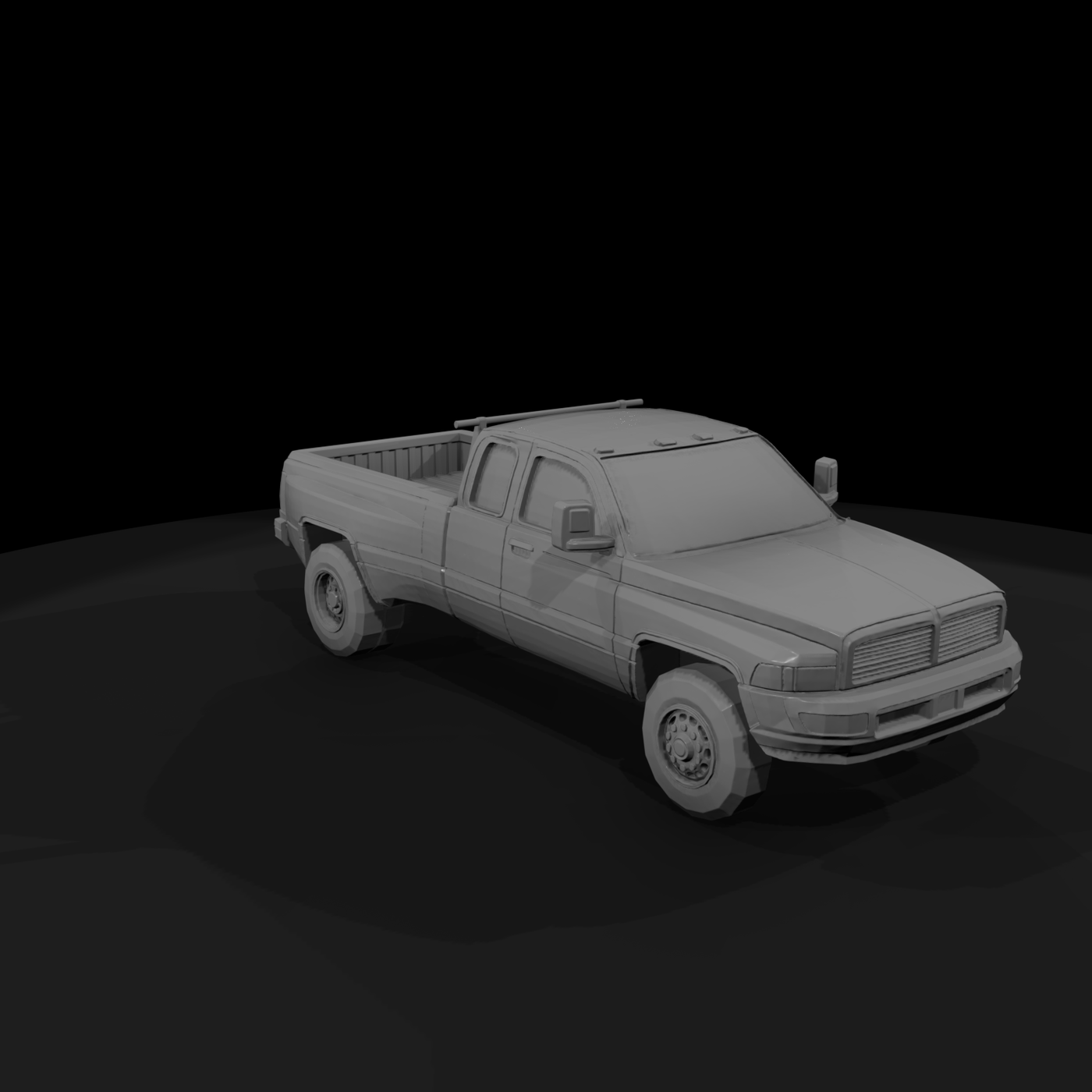 Dually Heavy-Duty Pickup Truck