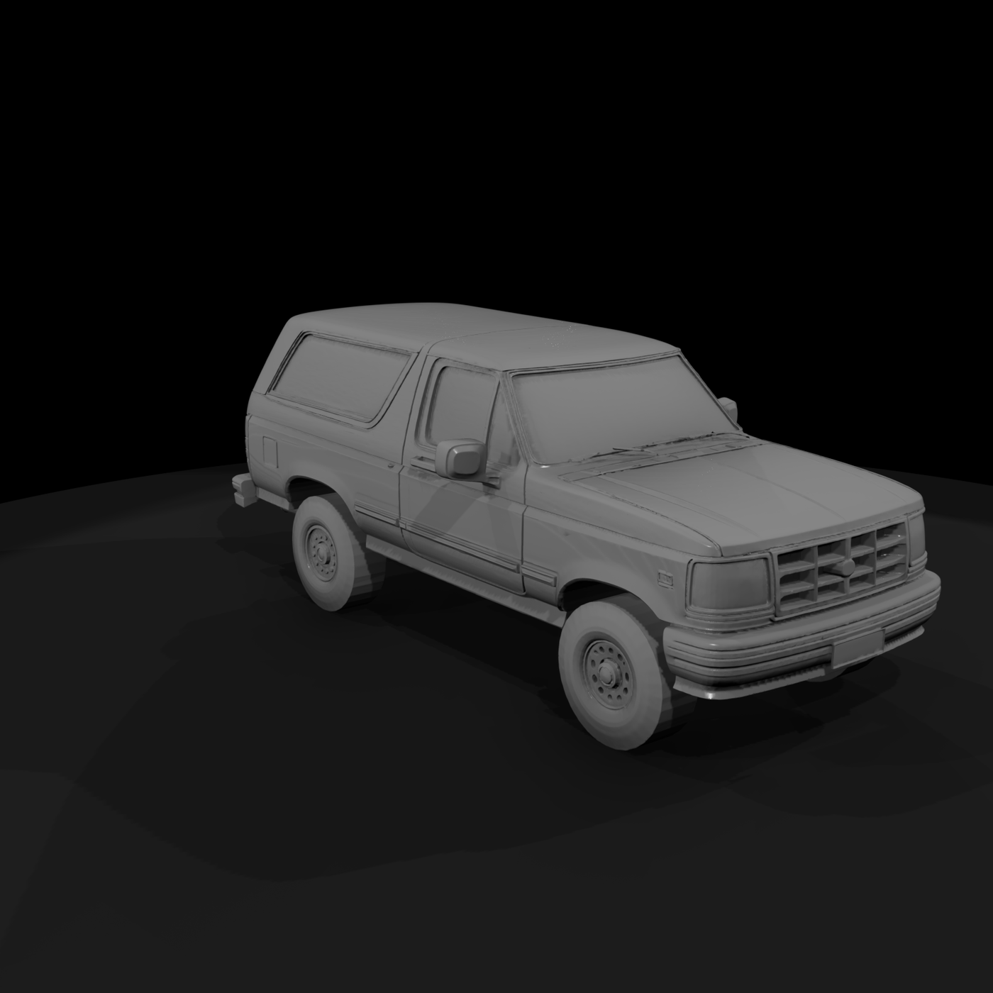 Bronco-style SUV — & Train Layout Vehicle