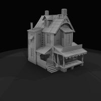 stylized-two-story-miniature-house-shop-model — thumbnail 3