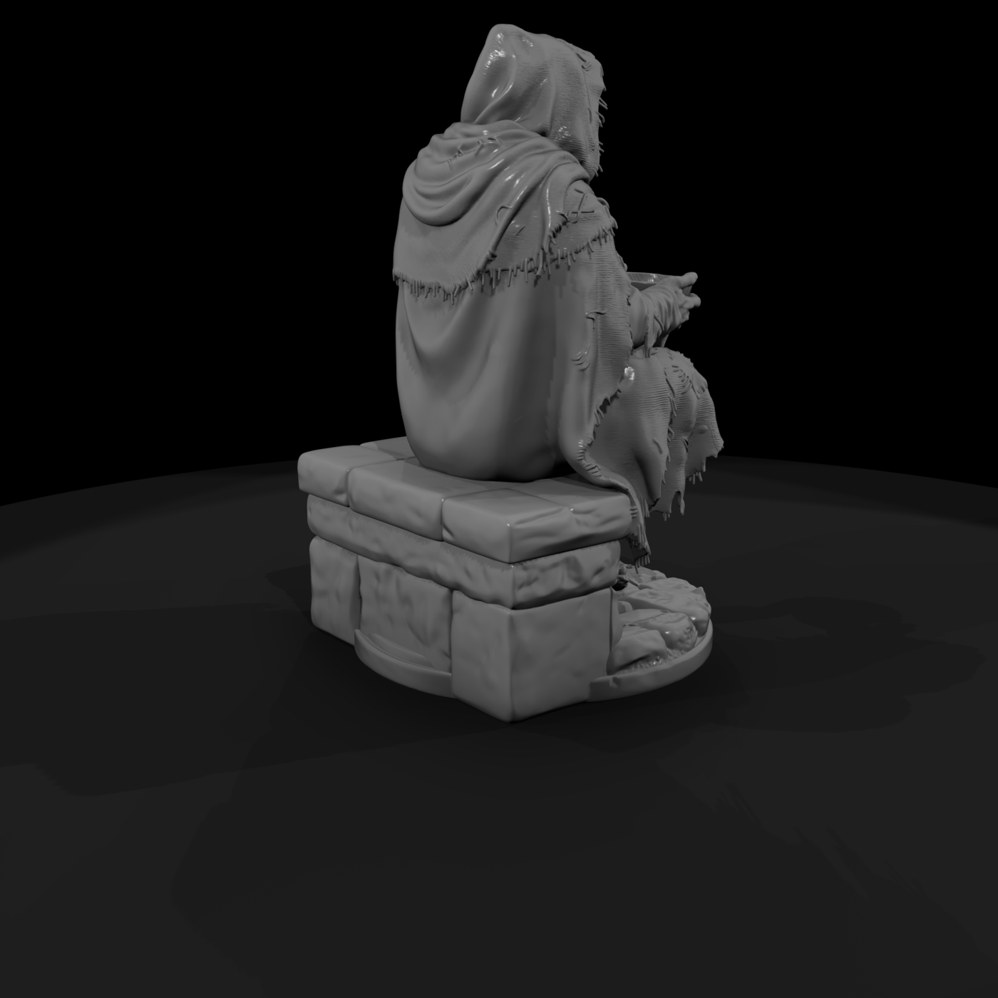 Vag 001 Medieval Town Beggar