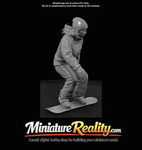 winter-skier-woman-snowboarding-downhill — thumbnail 3