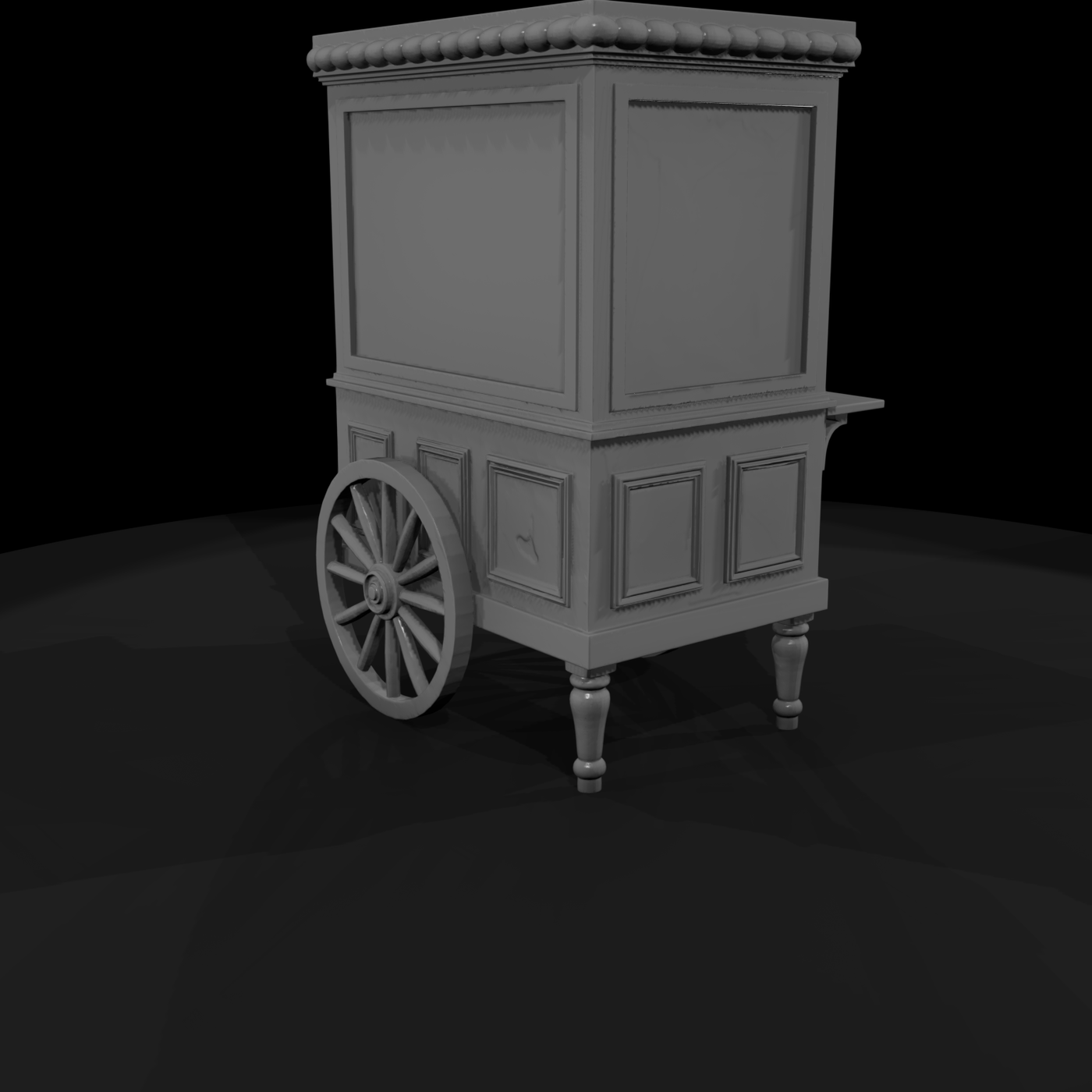 Vintage Popcorn Cart
