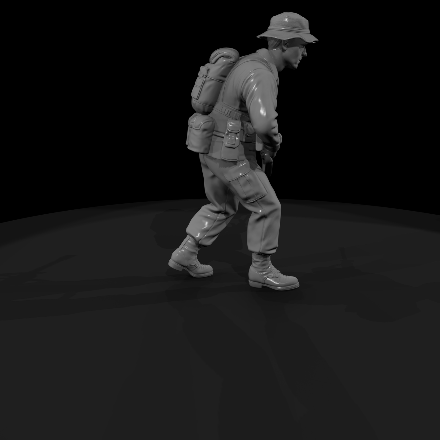 Vn Army 017 Vietnam U S Army Rifleman Figure