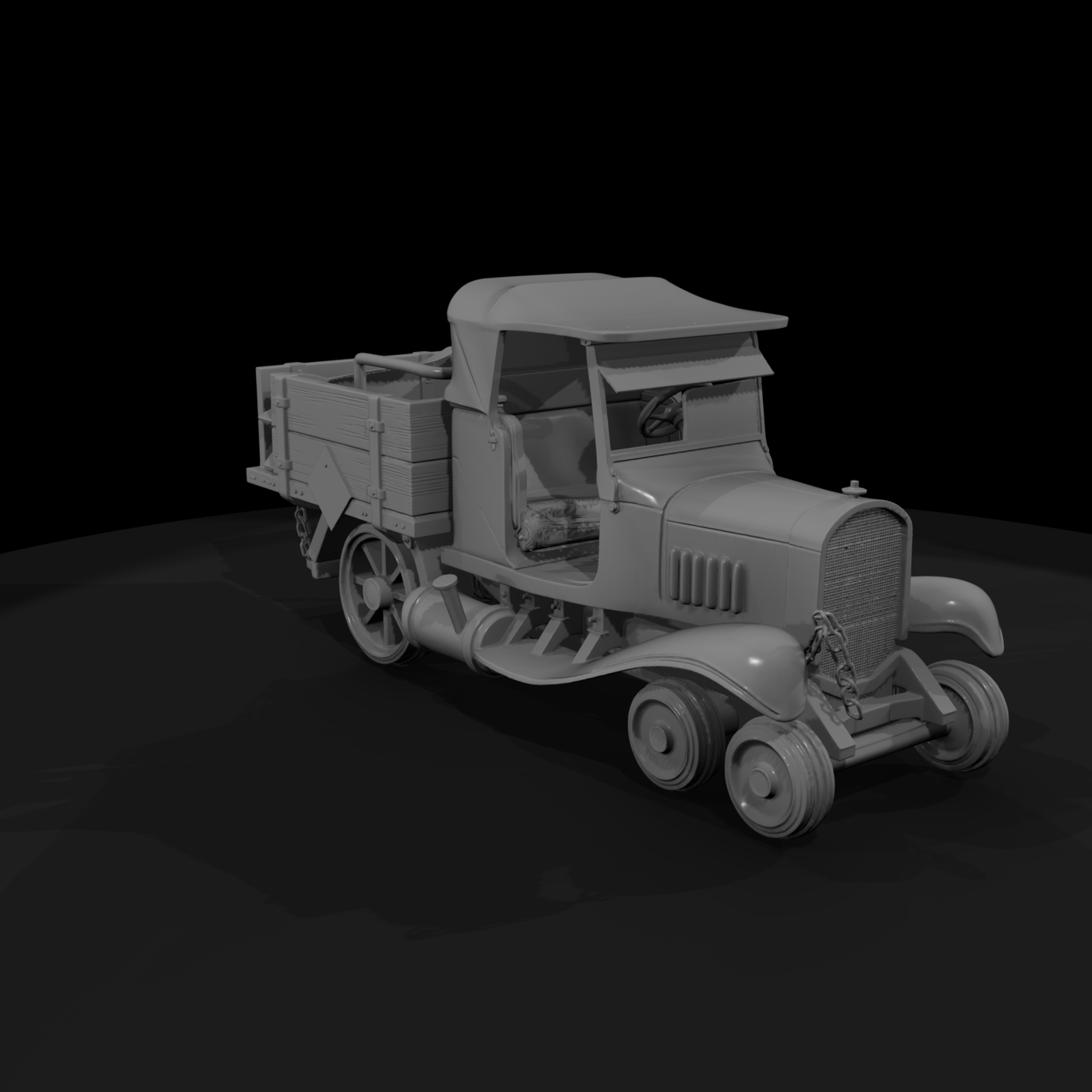 Vintage Military Cargo Truck