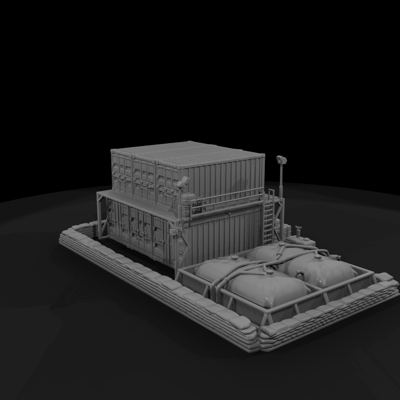 Mil 245 Modern Desert Forward Supply Depot