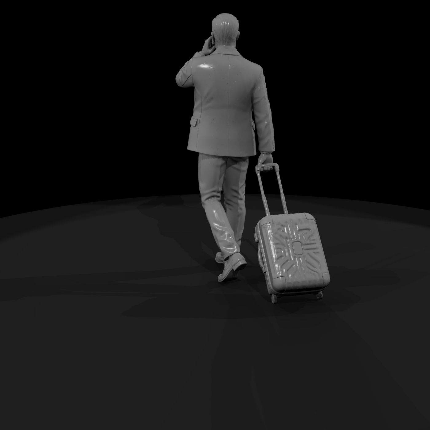 0201 Tourist Business Traveler Suitcase
