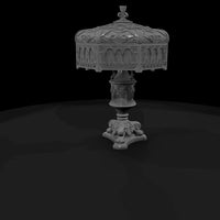 art-nouveau-victorian-table-lamp-miniature-for-dollhouses-dioramas-072380 — thumbnail 4