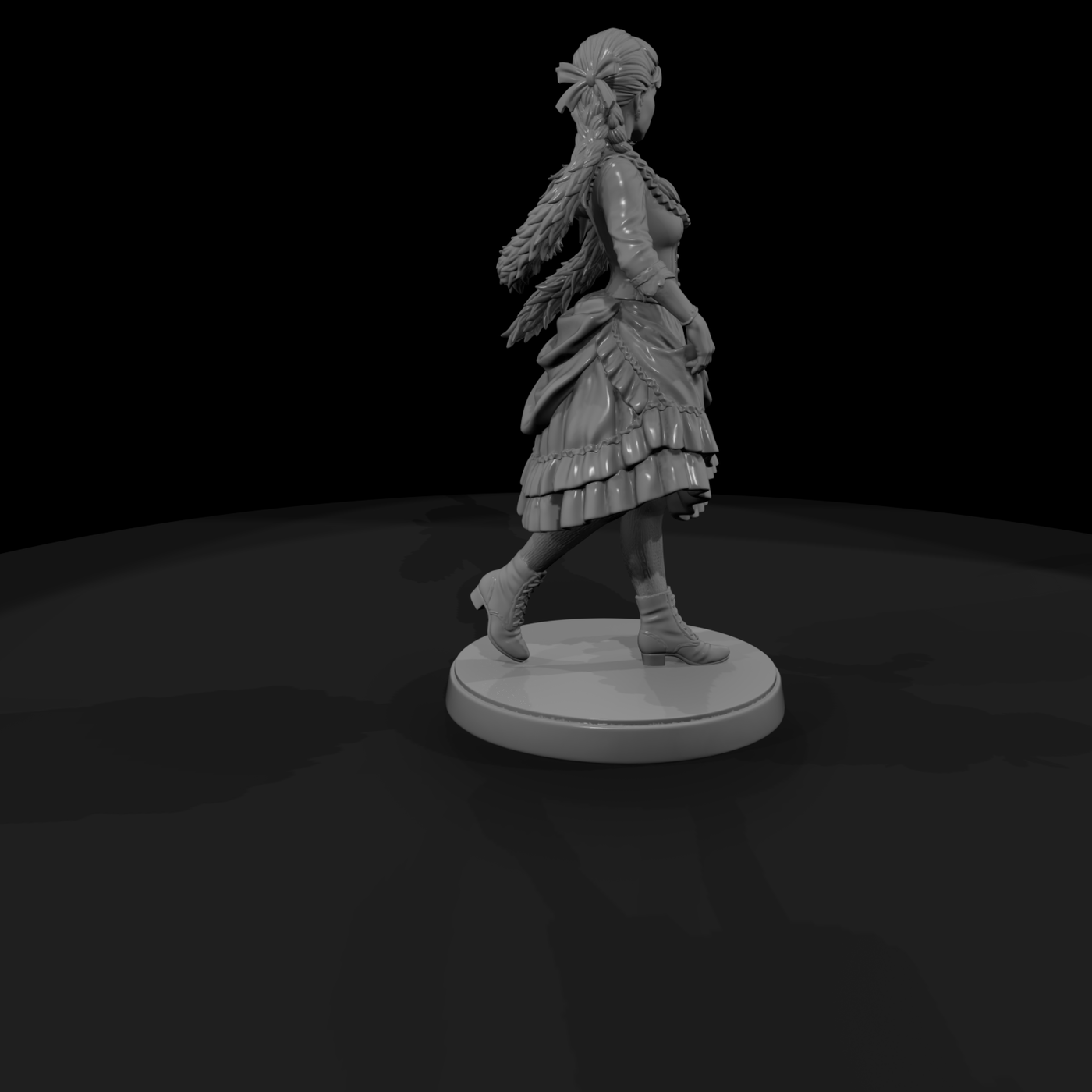 Old West Saloon Dance Hall Girl