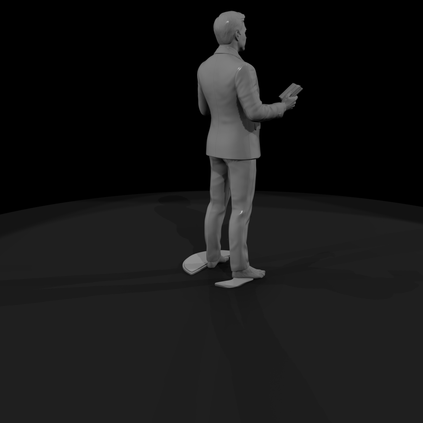 Debate Moderator on Stage