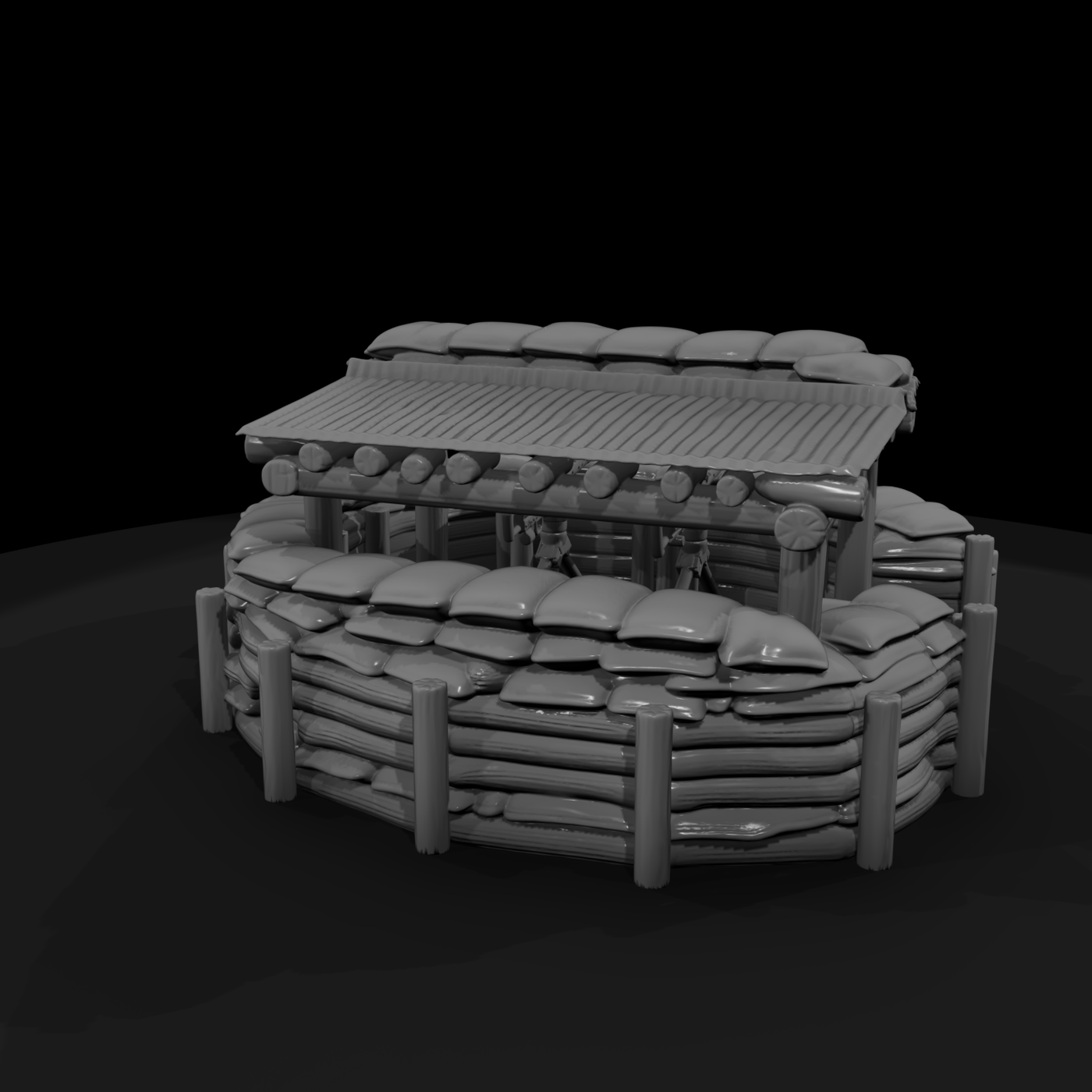 Pacific Twin Machine Gun Nest