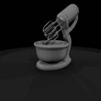 Low-Poly Kitchen Stand Mixer — thumbnail 4
