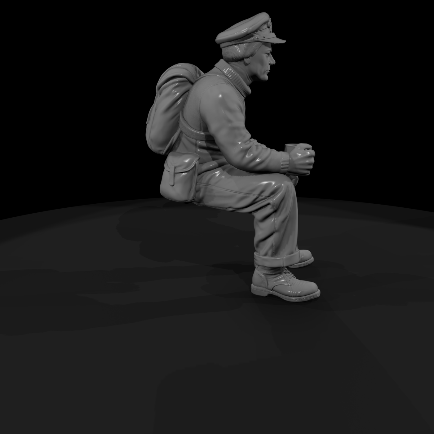 Ww2 Navy 070 Wwii U S Navy Off Watch Sailor Figure