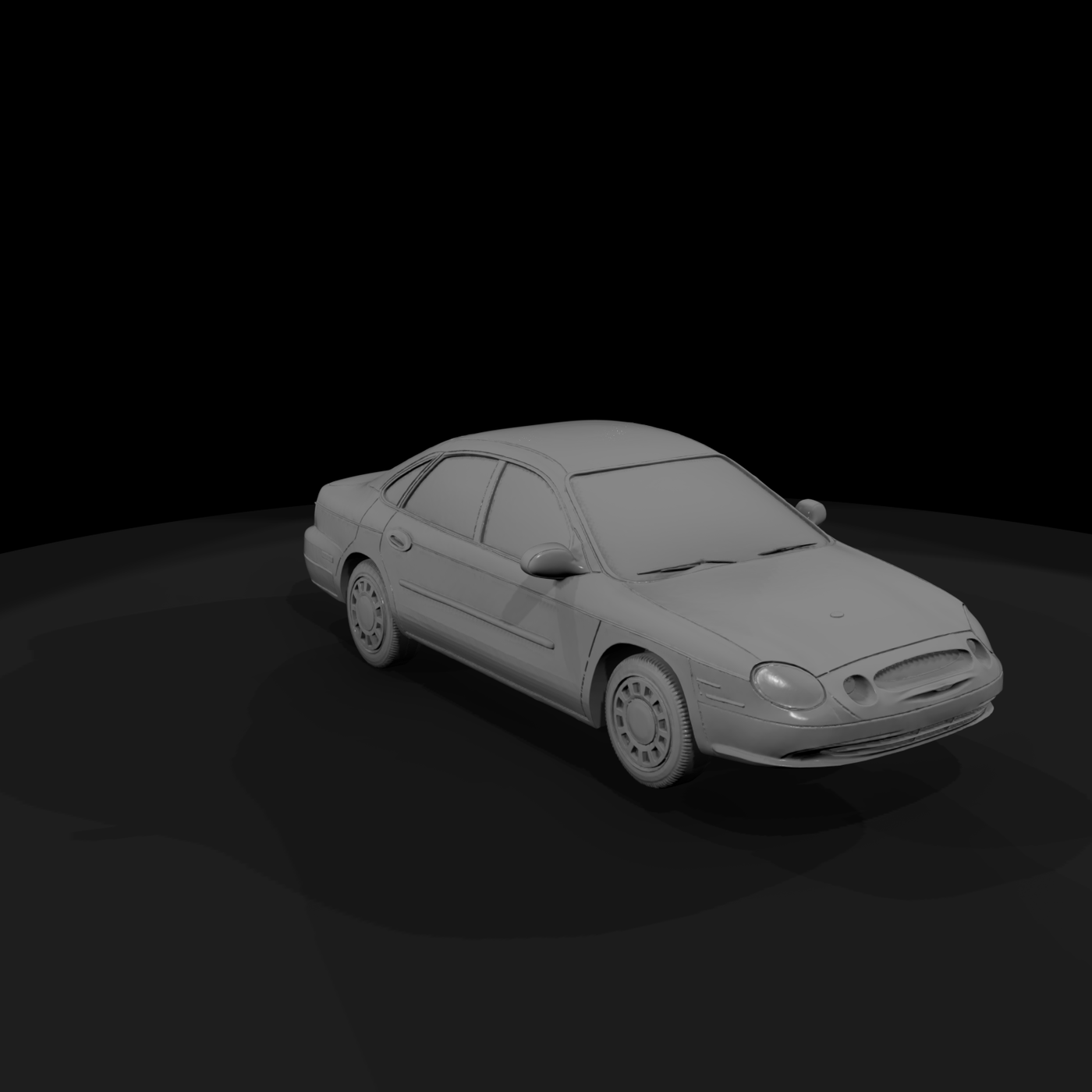 Classic 4‑Door Sedan & Railroads