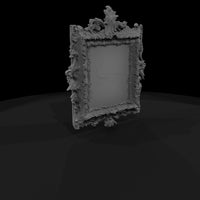 rococo-ornate-mirror-frame-ho-1-87-miniature-503705 — thumbnail 4