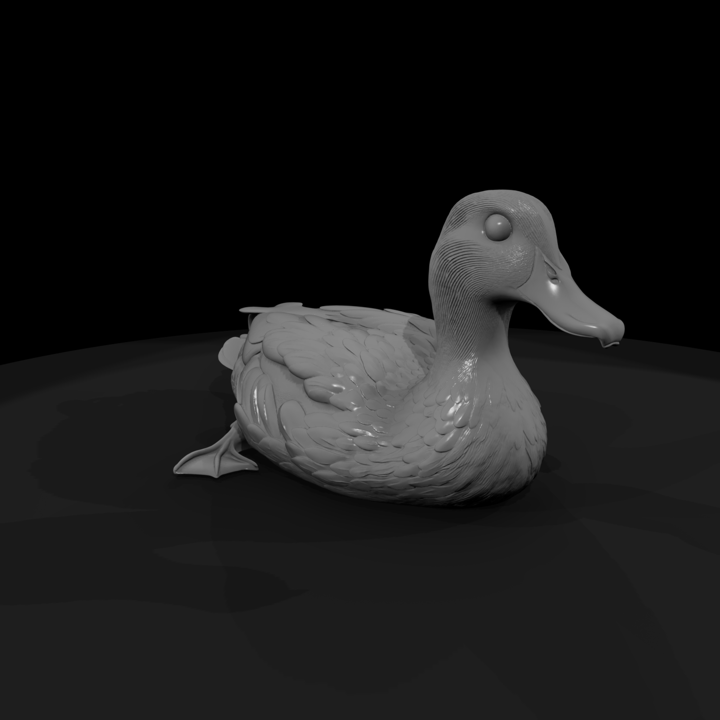 Mallard Duck Figurine — Resting Pose & Railway Layouts