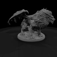 detailed-winged-lion-dragon-manticore-3d-miniature — thumbnail 3