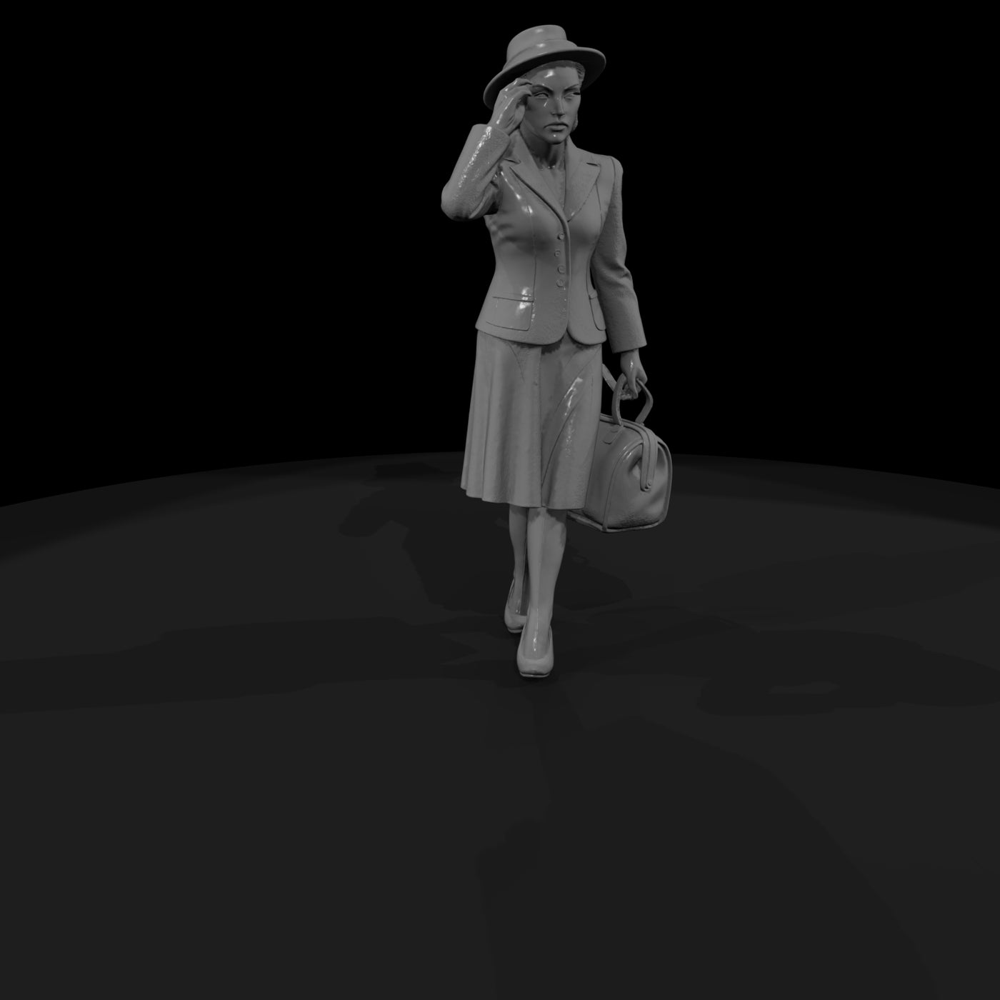 passengers-with-luggage-waiting-1950s-woman