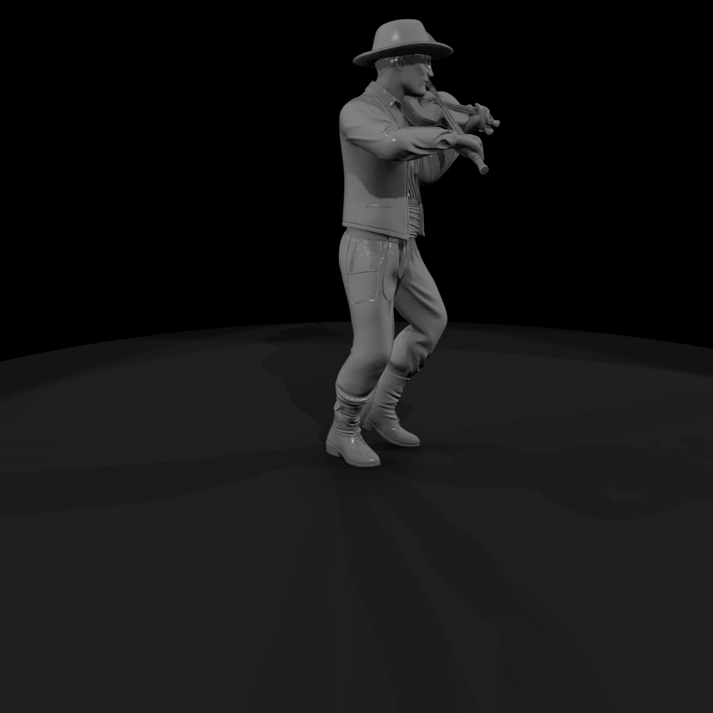 Stylized Folk Violinist