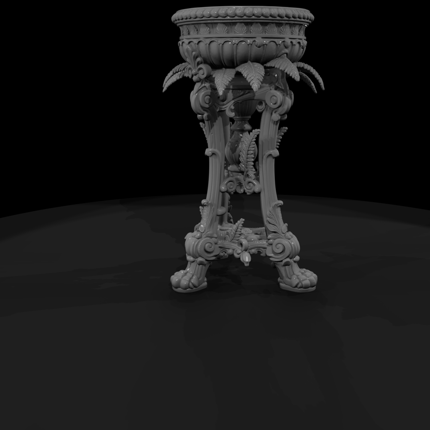 Ornate Fern Plant Stand