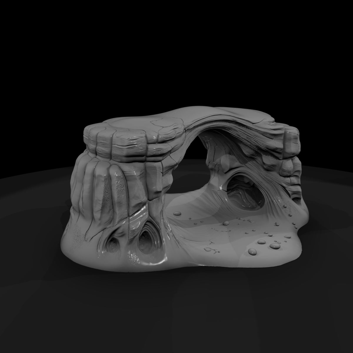 stylized-desert-rock-archway-371107