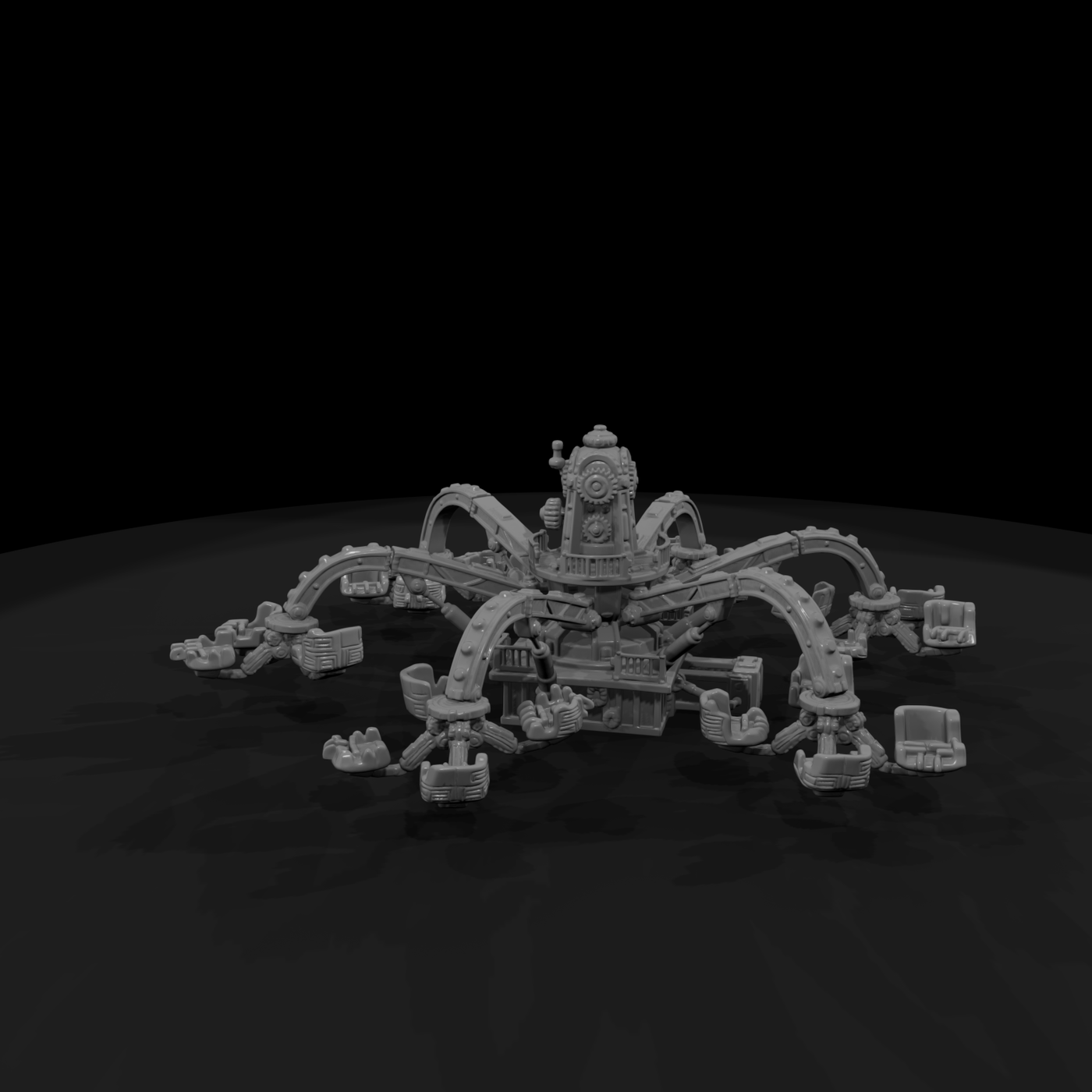 Octopus Fairground Spinning Ride