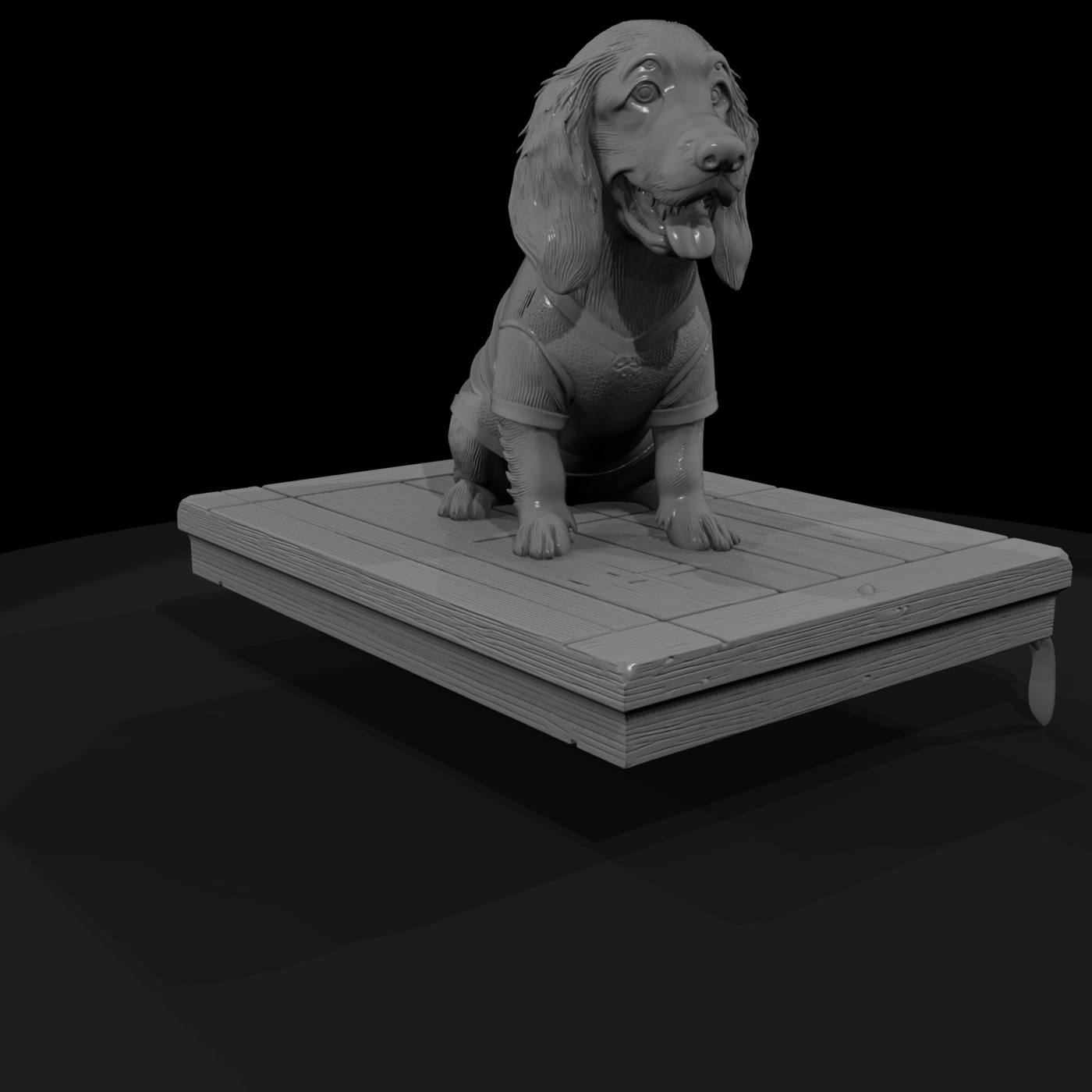 Stylized Spaniel Puppy