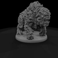 stylized-many-faced-horror-hound-3d-miniature-3ro5 — thumbnail 3