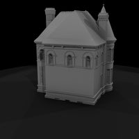 victorian_gothic_stone_mansion_3d_asset — thumbnail 3