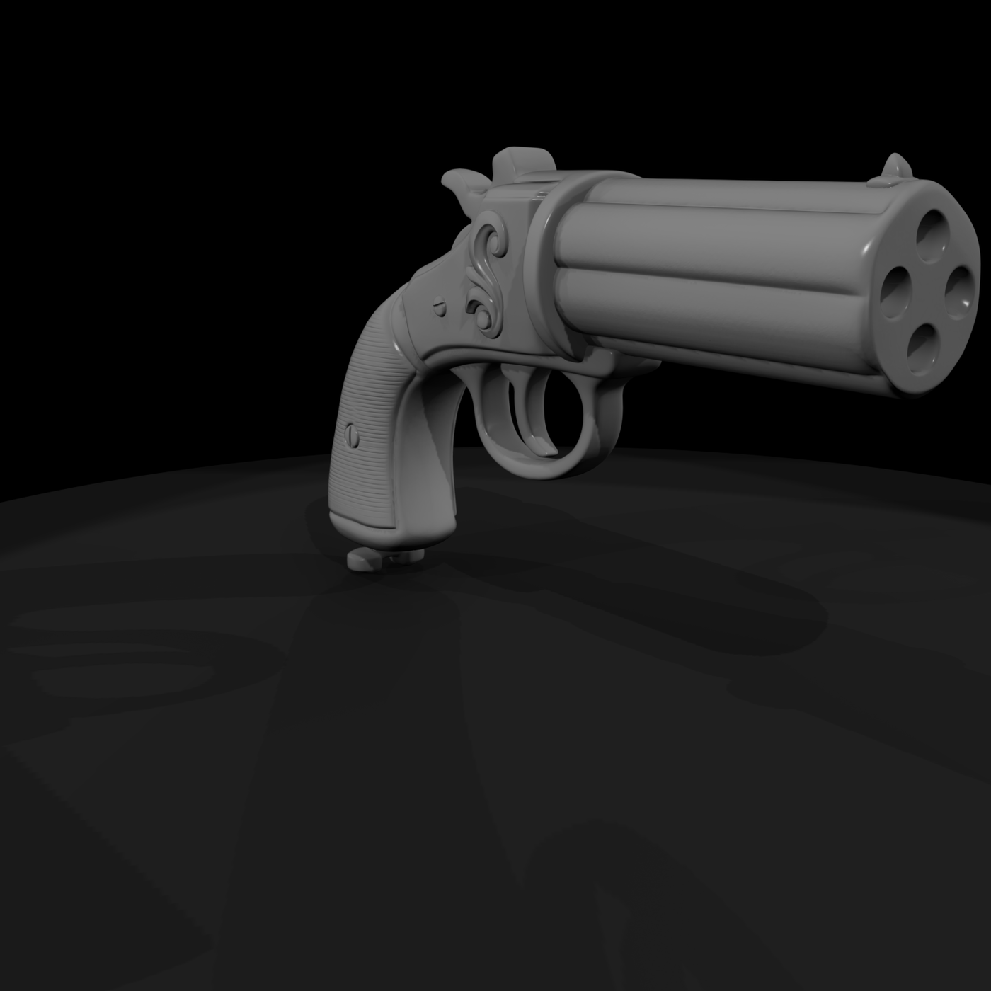 Antique Pepperbox Revolver