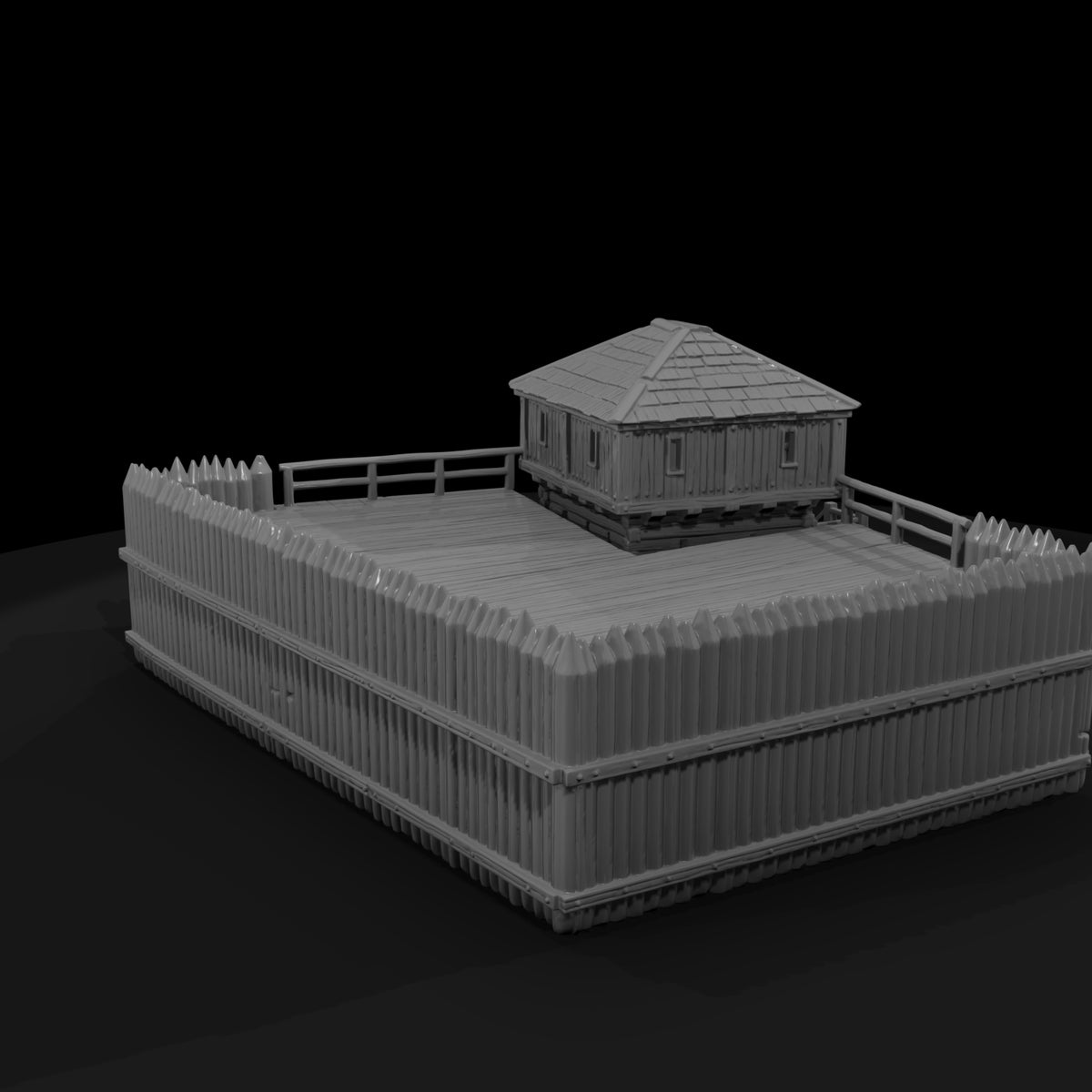 mil-007-wild-west-fort-stockade-corner-blockhouse