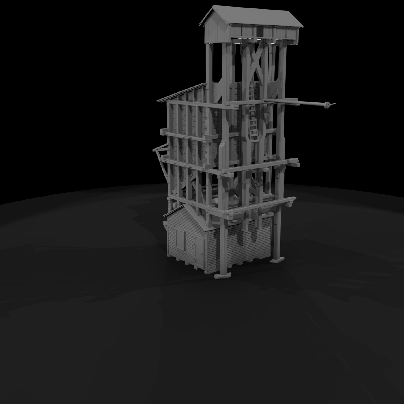 20260612 Wooden Railroad Coal Tower F1Ce776Cdc