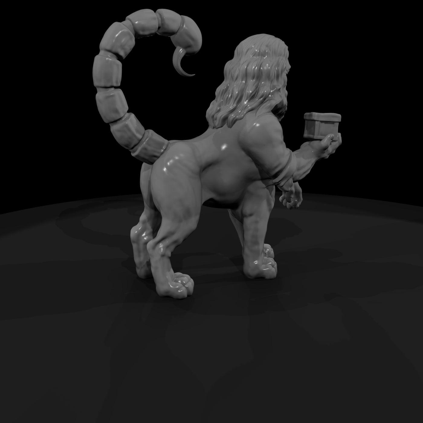 myth-0494-mythology-manticore-miniature-figure