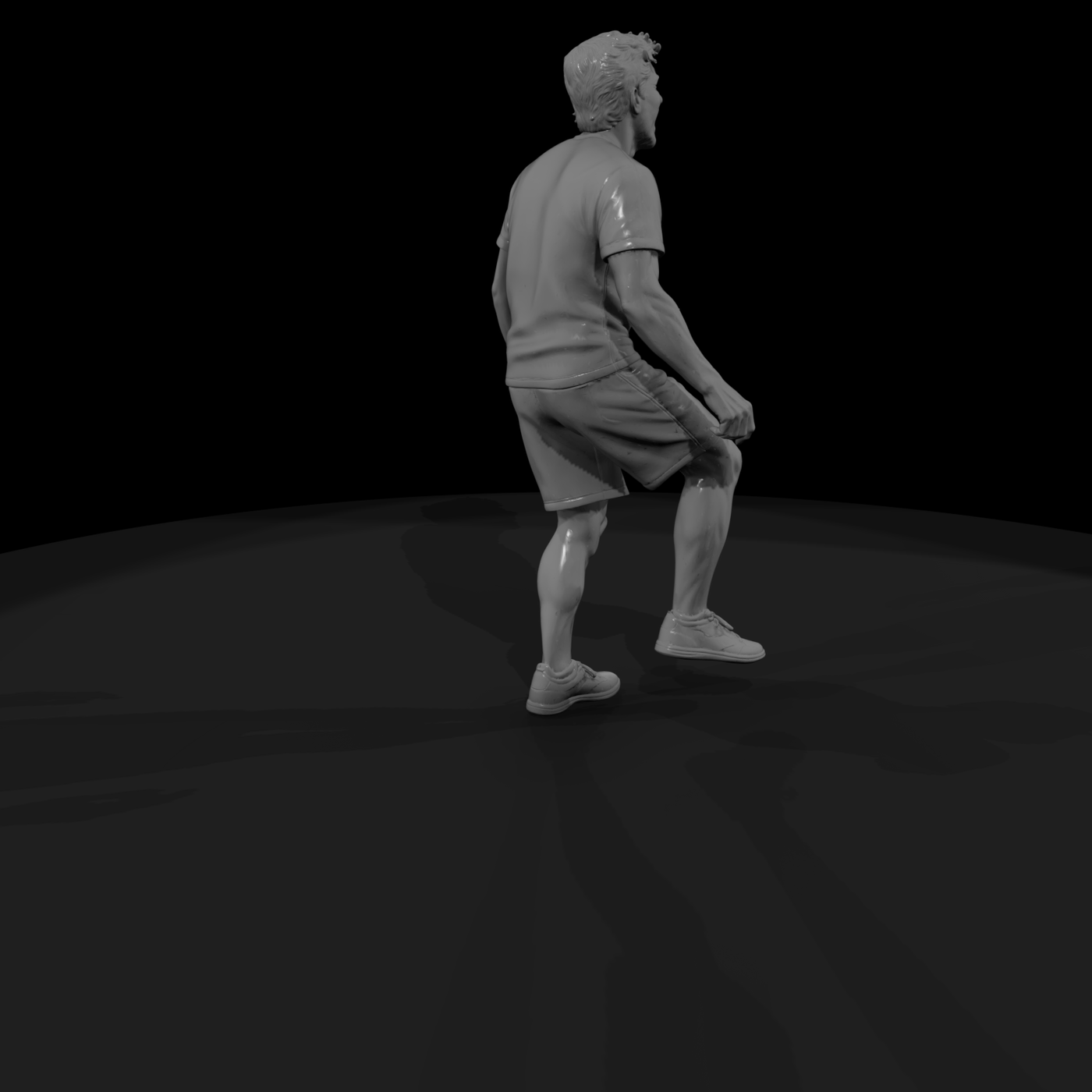 Young Man Playing Hacky Sack