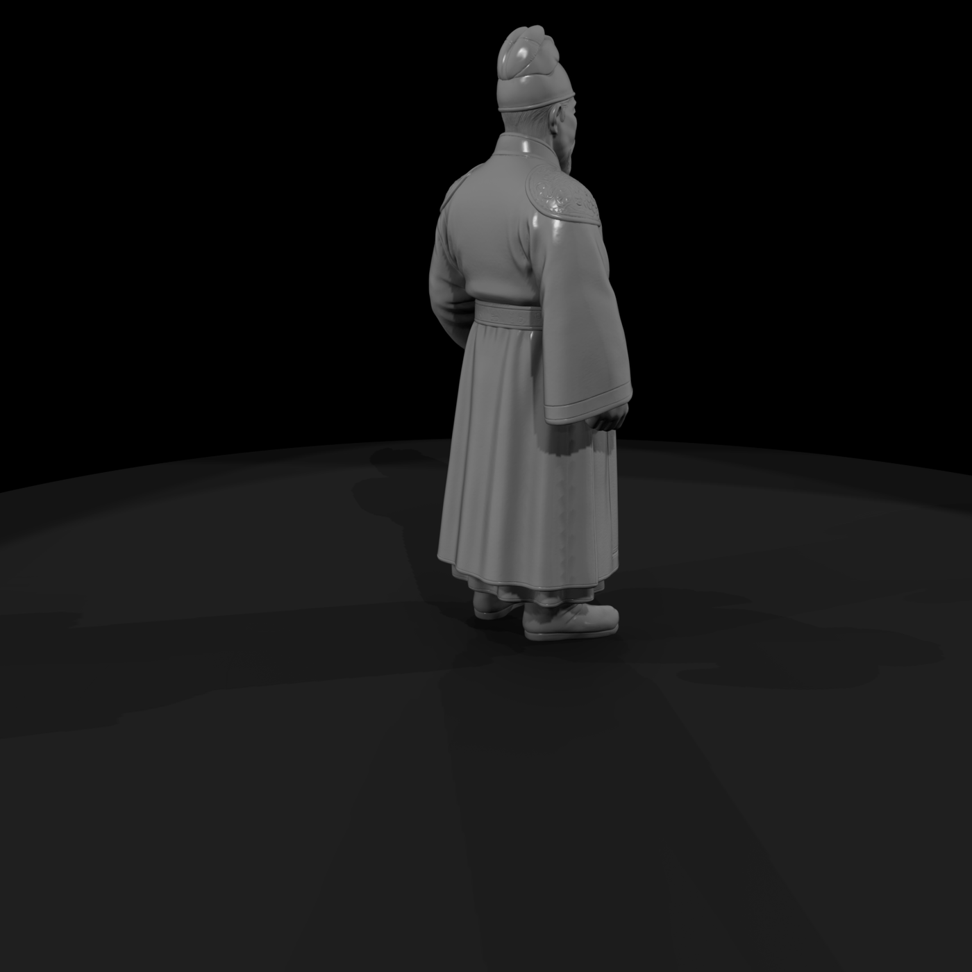 Hist 0108 Historical King Sejong Miniature Figure