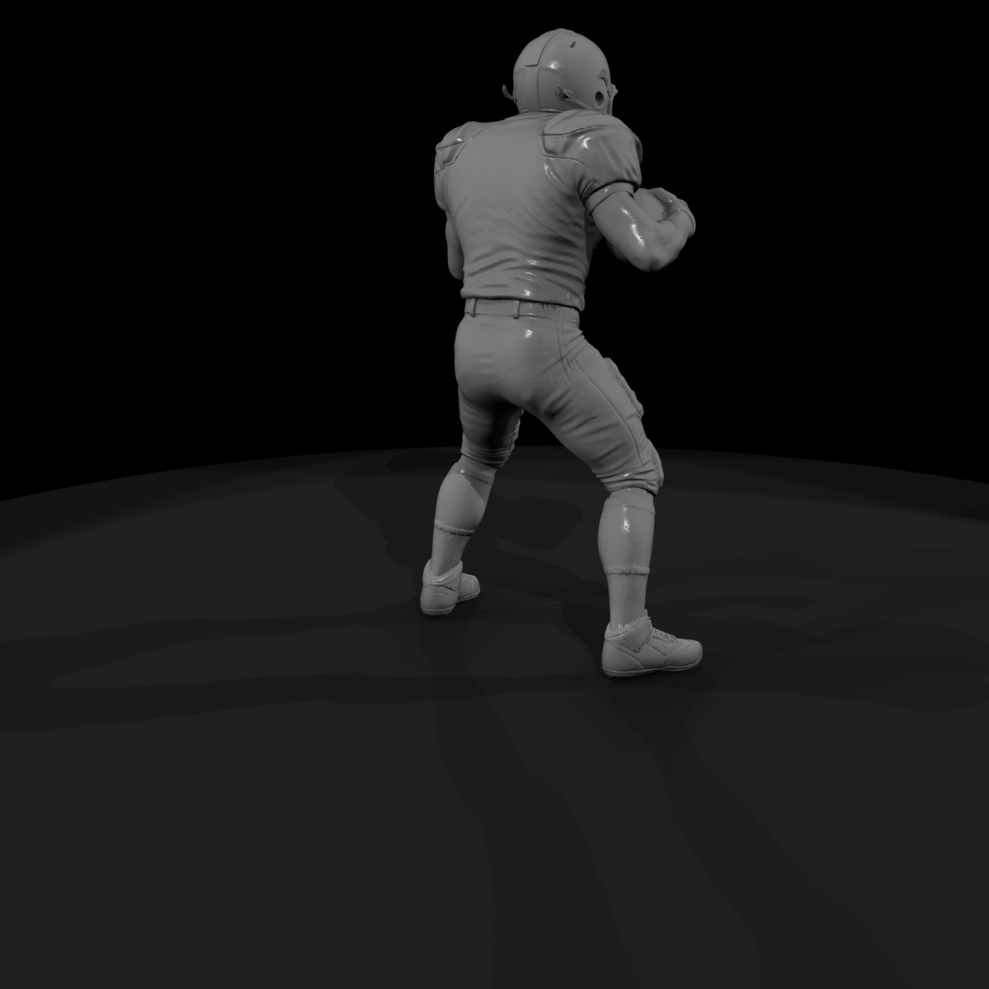 0073 Sports Football Player Helmet