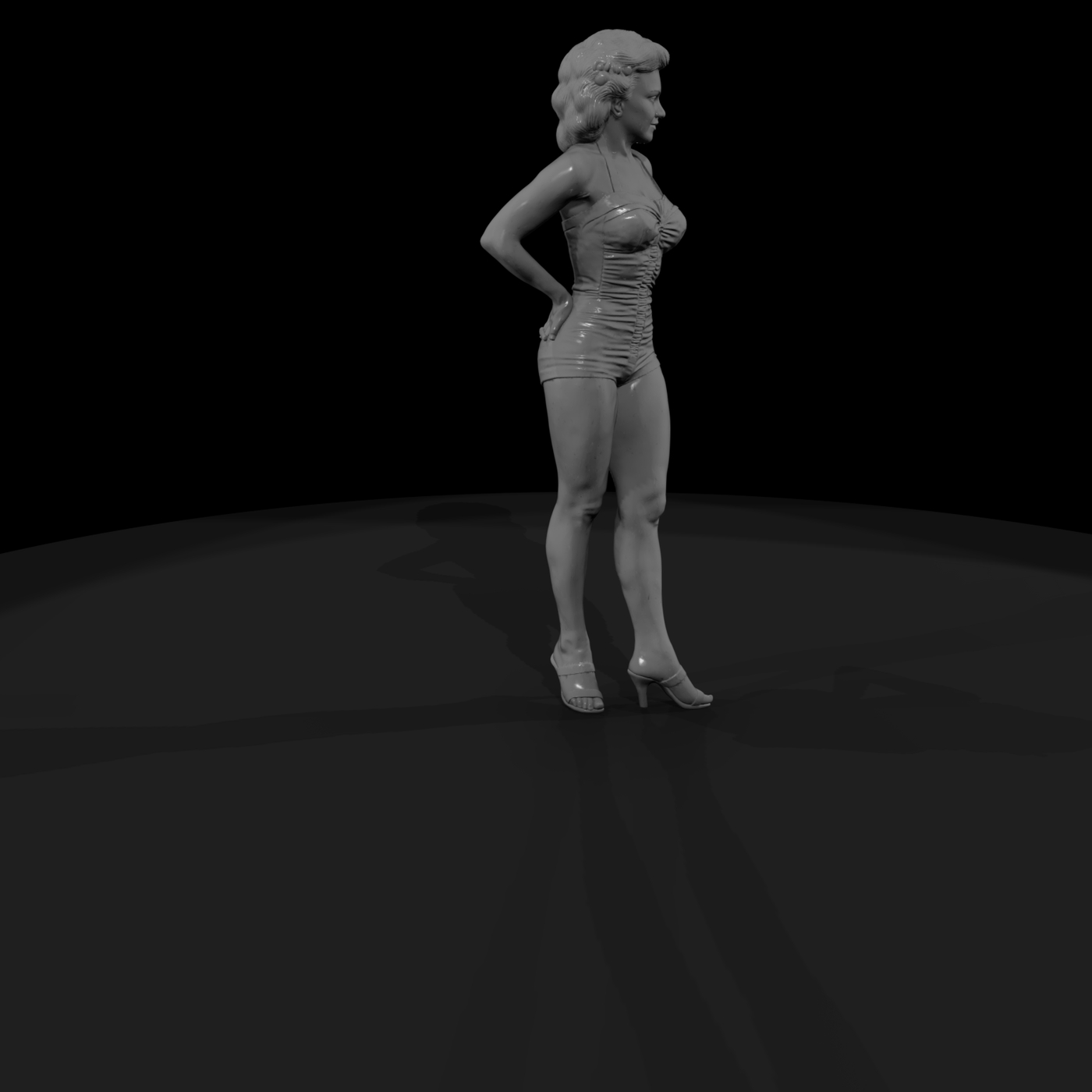 1950s Hollywood Pin-Up Starlet