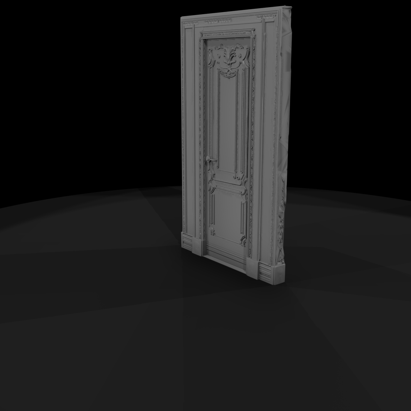 Neoclassical Ornate Interior Door