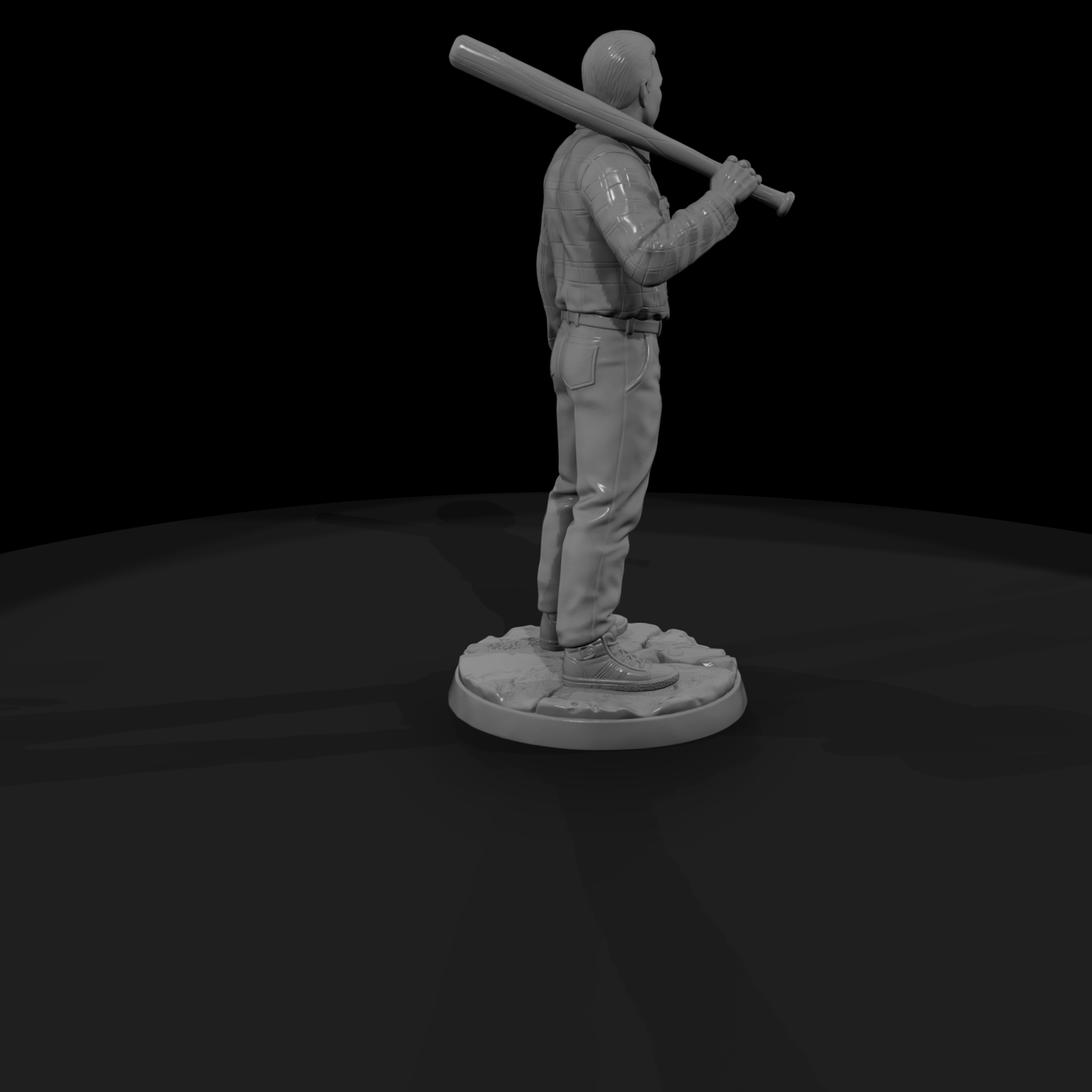 1980s Street Tough with Baseball Bat