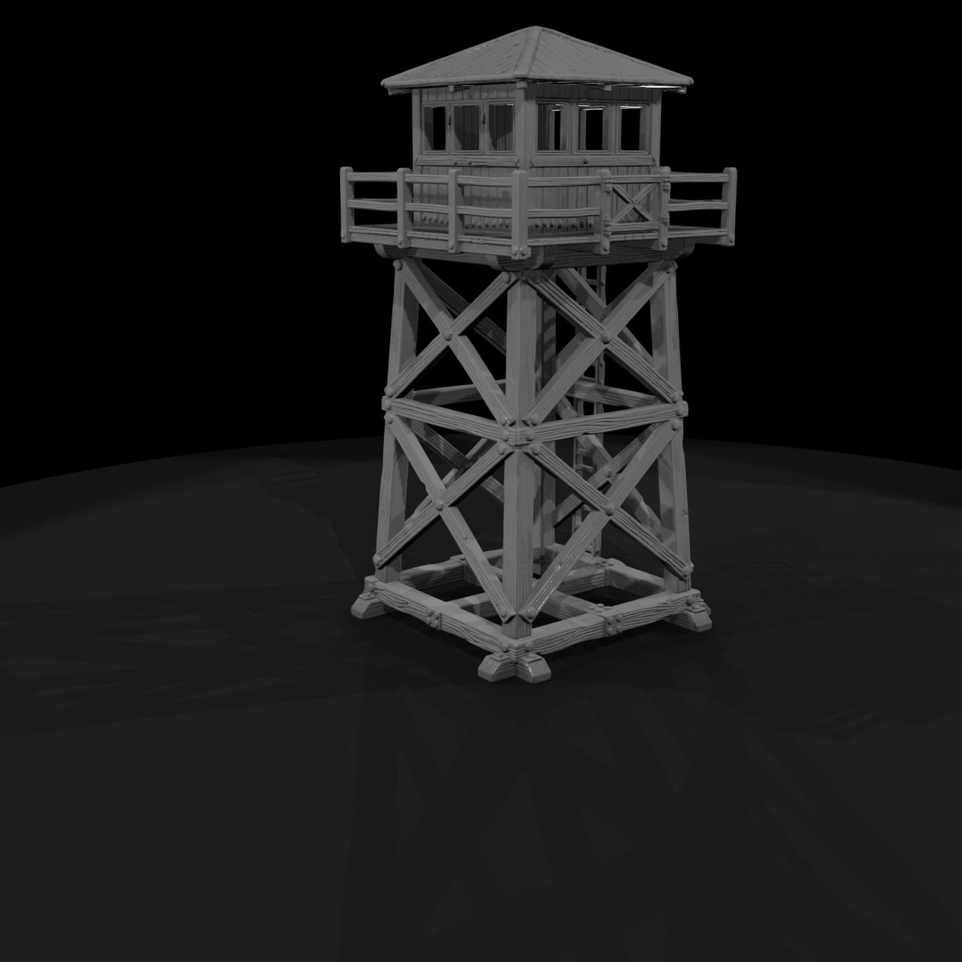 Mil 097 Ww2 Pacific Coastwatch Tower