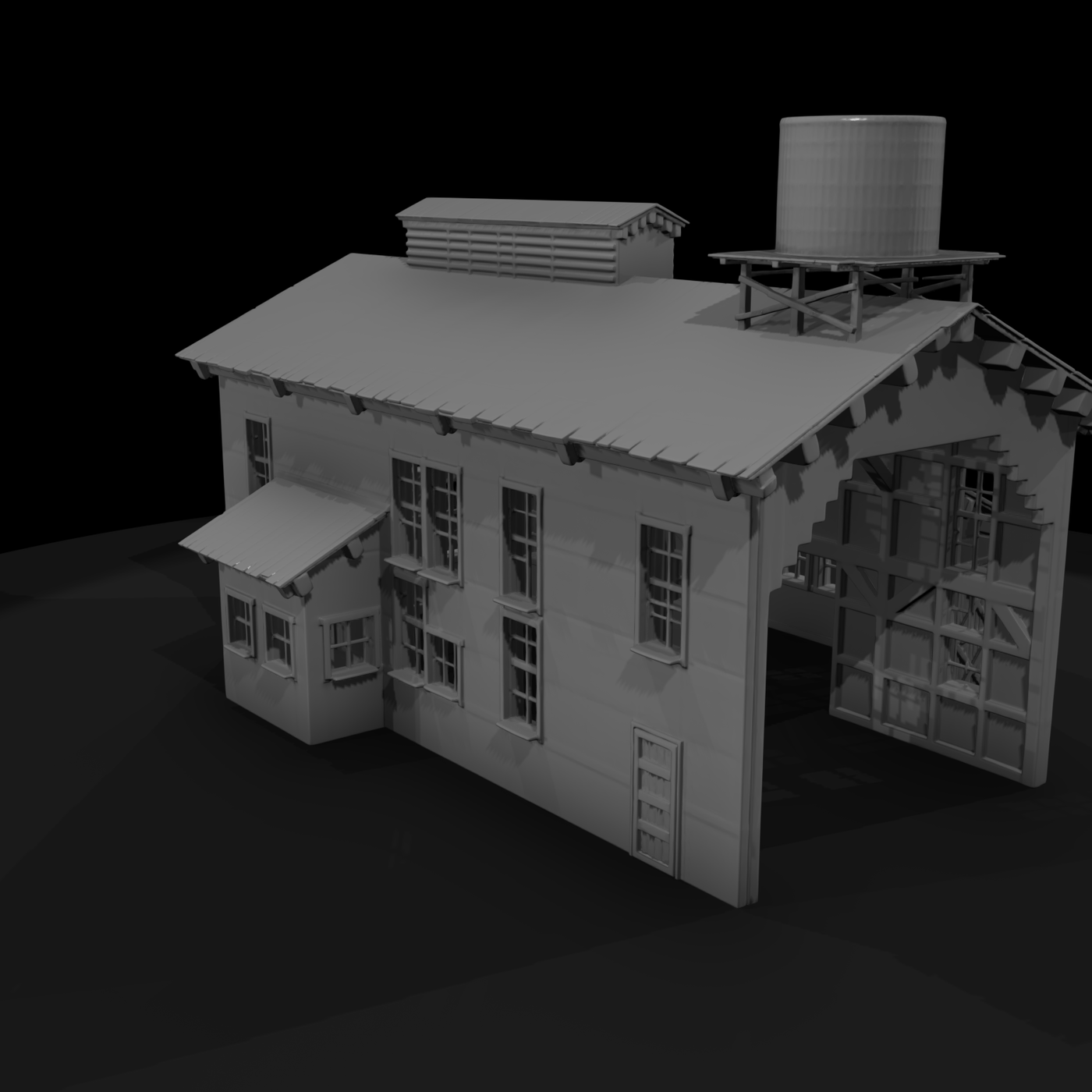 20260612 Railroad Engine House Model Af96854075