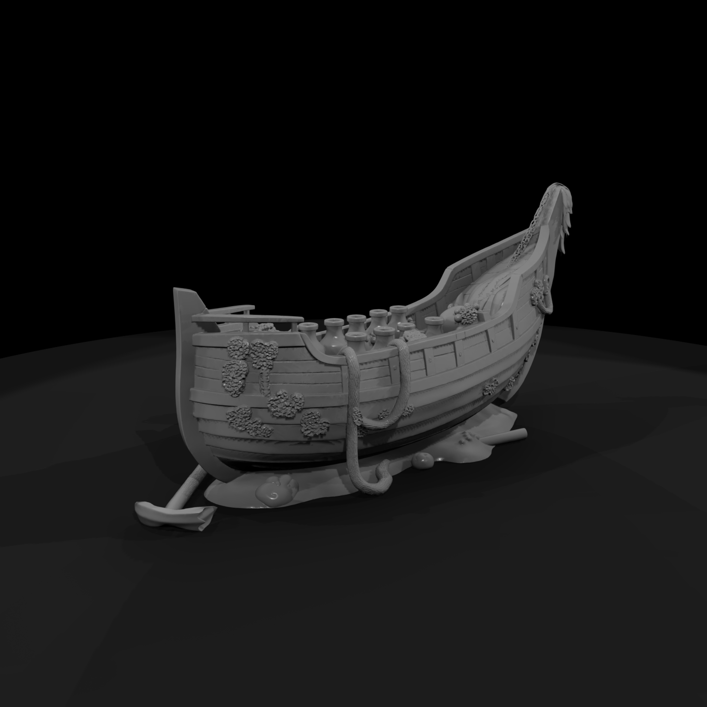 Ancient Amphora Cargo Set for Shipwreck